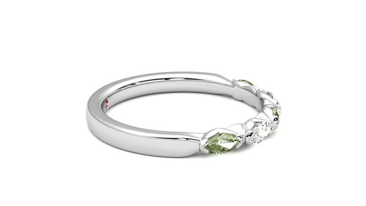 Taylor & Hart Laurel Wedding Ring 360 degree image 9