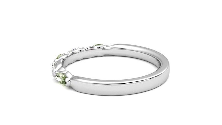 Taylor & Hart Laurel Wedding Ring 360 degree image 19