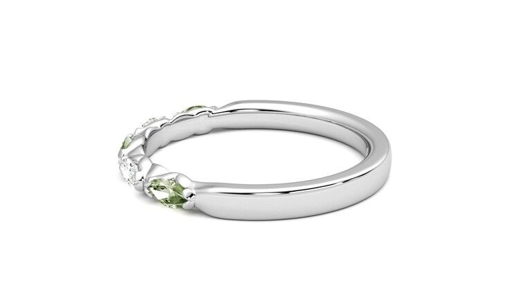 Taylor & Hart Laurel Wedding Ring 360 degree image 20