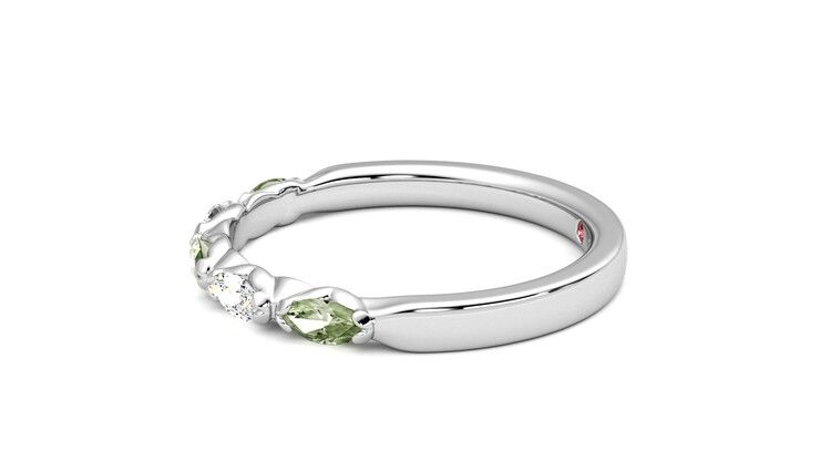 Taylor & Hart Laurel Wedding Ring 360 degree image 21