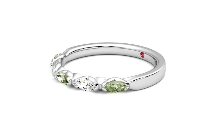 Taylor & Hart Laurel Wedding Ring 360 degree image 23