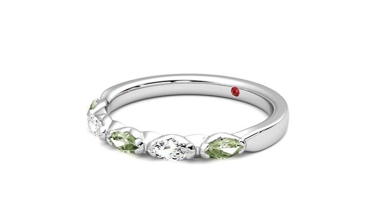 Taylor & Hart Laurel Wedding Ring 360 degree image 24