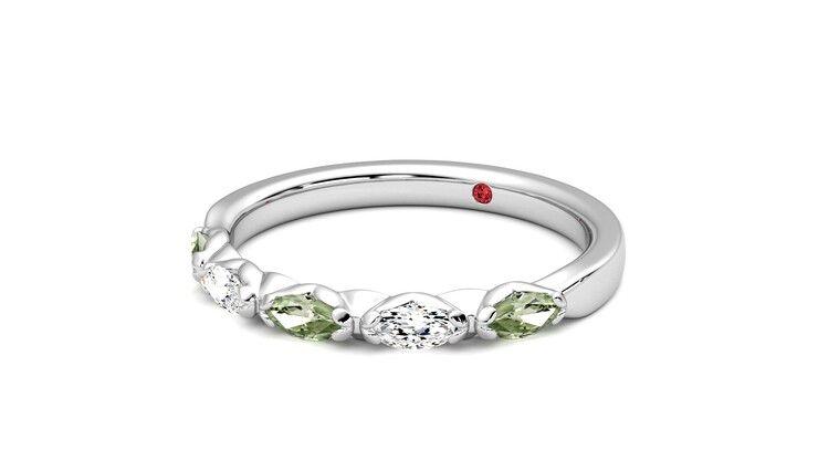 Taylor & Hart Laurel Wedding Ring 360 degree image 25