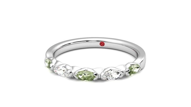 Taylor & Hart Laurel Wedding Ring 360 degree image 27