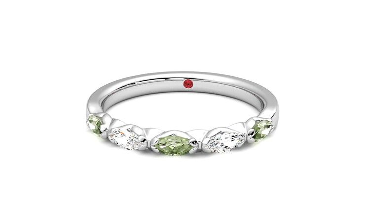 Taylor & Hart Laurel Wedding Ring 360 degree image 28