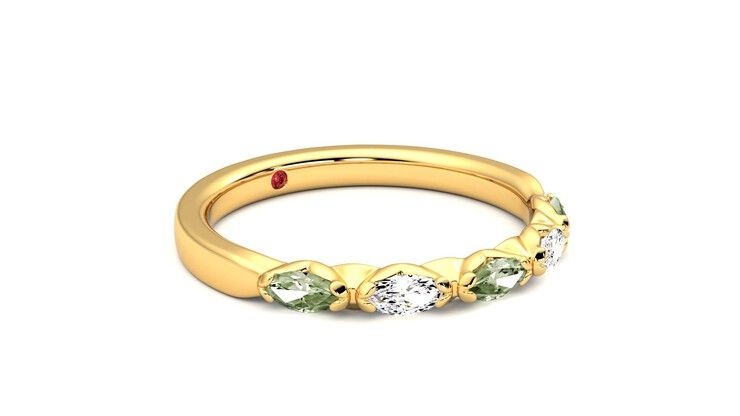 Taylor & Hart Laurel Wedding Ring 360 degree image 6
