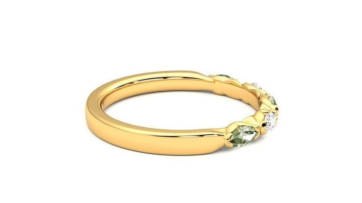 Taylor & Hart Laurel Wedding Ring 360 degree image 10
