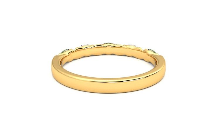 Taylor & Hart Laurel Wedding Ring 360 degree image 15