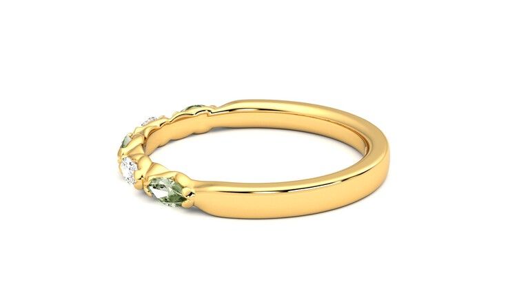 Taylor & Hart Laurel Wedding Ring 360 degree image 20