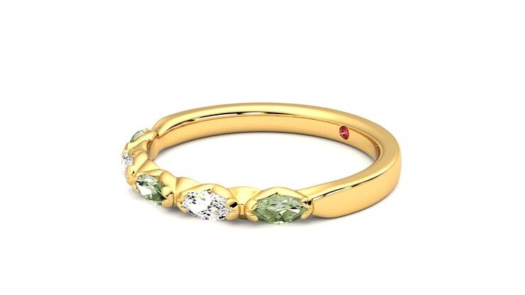 Taylor & Hart Laurel Wedding Ring 360 degree image 23
