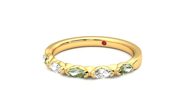 Taylor & Hart Laurel Wedding Ring 360 degree image 26