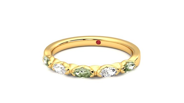 Taylor & Hart Laurel Wedding Ring 360 degree image 27