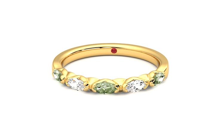 Taylor & Hart Laurel Wedding Ring 360 degree image 28