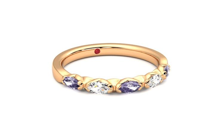 Taylor & Hart Laurel Wedding Ring 360 degree image 4