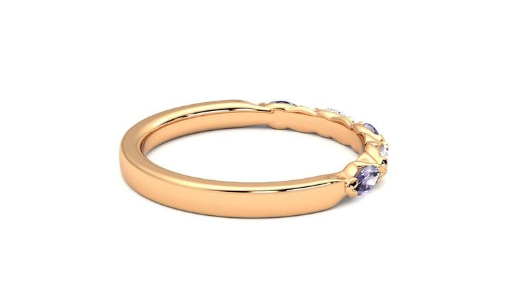 Taylor & Hart Laurel Wedding Ring 360 degree image 11