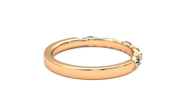 Taylor & Hart Laurel Wedding Ring 360 degree image 12