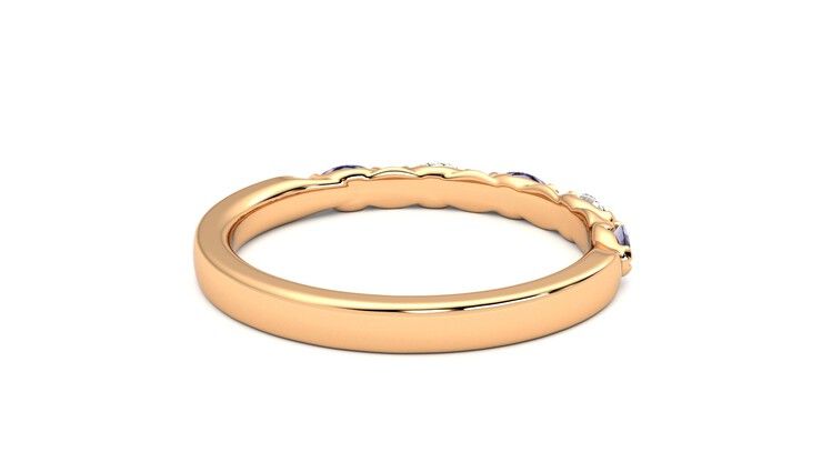 Taylor & Hart Laurel Wedding Ring 360 degree image 13