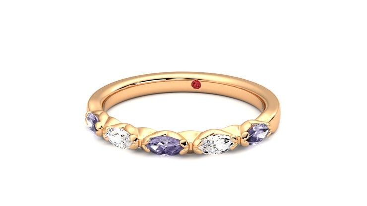 Taylor & Hart Laurel Wedding Ring 360 degree image 27