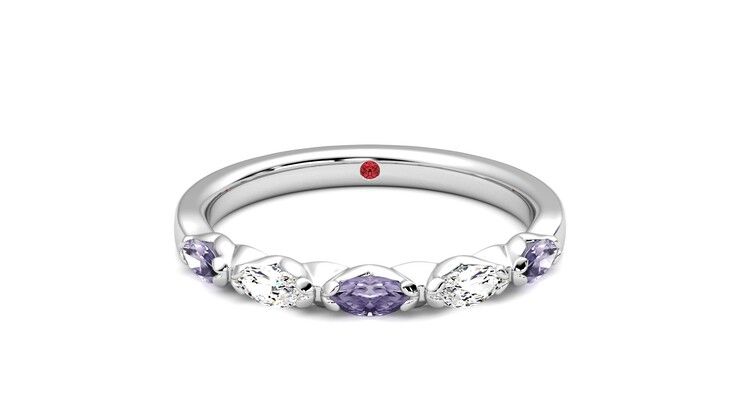Taylor & Hart Laurel Wedding Ring 360 degree image 0