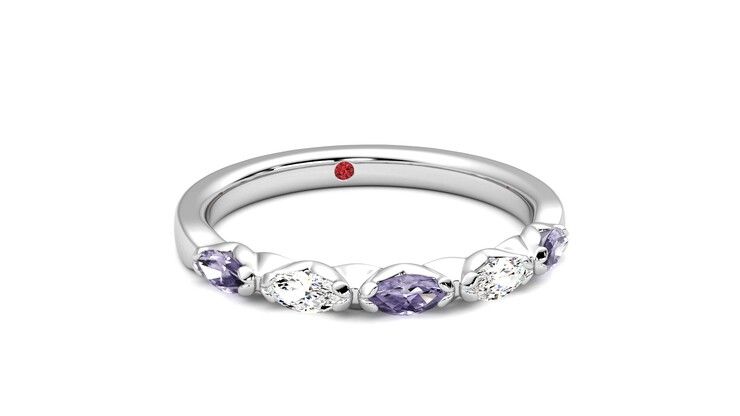 Taylor & Hart Laurel Wedding Ring 360 degree image 3