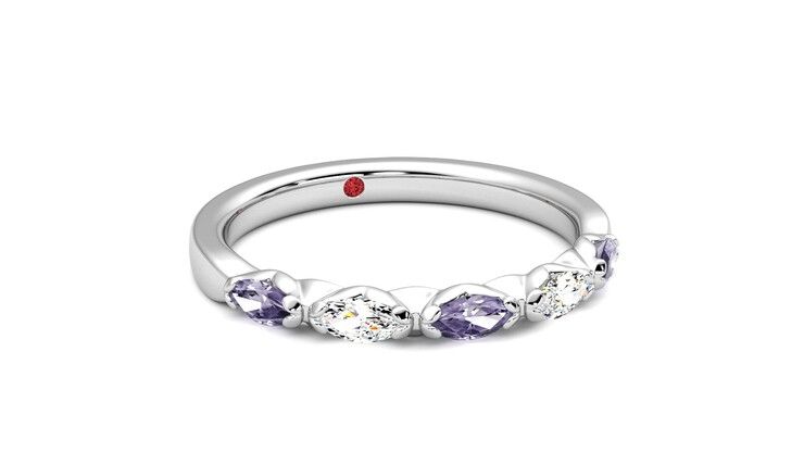Taylor & Hart Laurel Wedding Ring 360 degree image 4