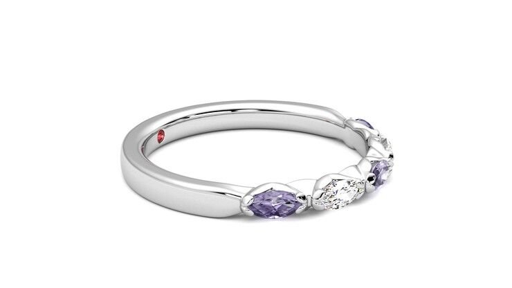 Taylor & Hart Laurel Wedding Ring 360 degree image 8