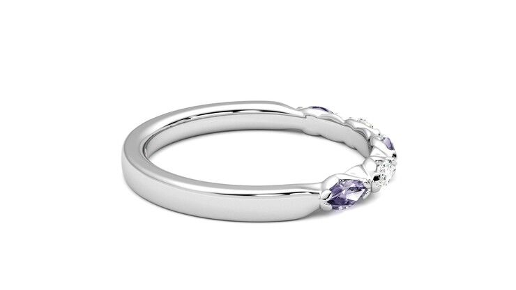 Taylor & Hart Laurel Wedding Ring 360 degree image 10