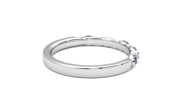 Taylor & Hart Laurel Wedding Ring 360 degree image 12