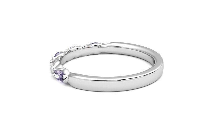 Taylor & Hart Laurel Wedding Ring 360 degree image 19