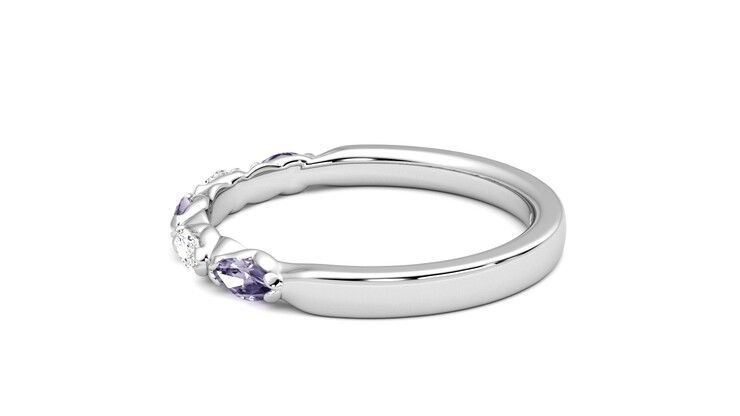 Taylor & Hart Laurel Wedding Ring 360 degree image 20