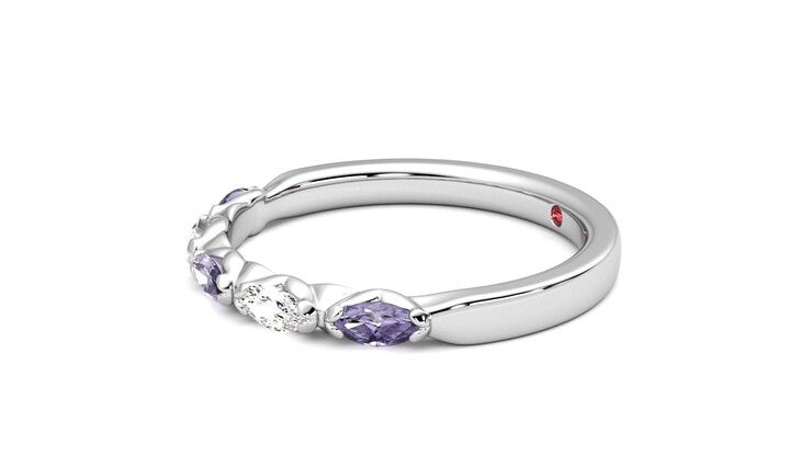 Taylor & Hart Laurel Wedding Ring 360 degree image 22