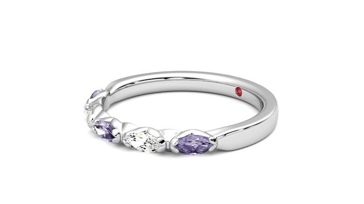 Taylor & Hart Laurel Wedding Ring 360 degree image 23