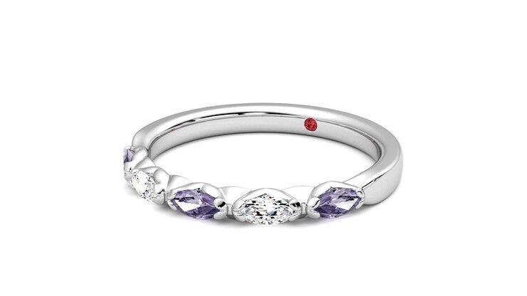 Taylor & Hart Laurel Wedding Ring 360 degree image 25