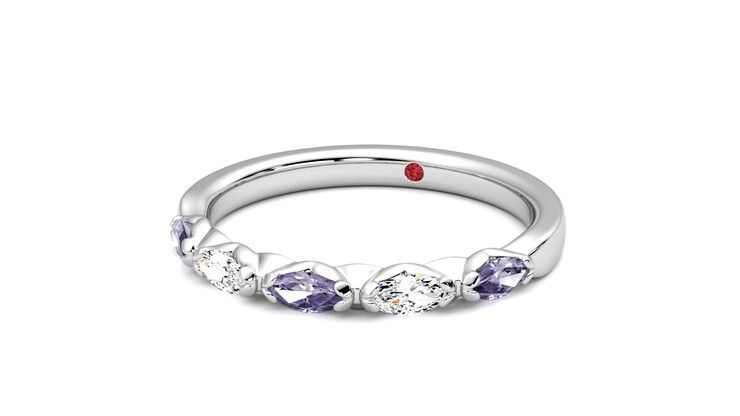 Taylor & Hart Laurel Wedding Ring 360 degree image 26