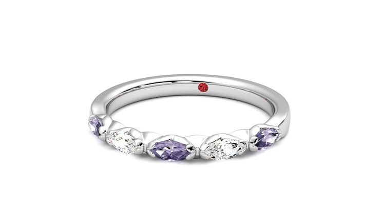 Taylor & Hart Laurel Wedding Ring 360 degree image 27