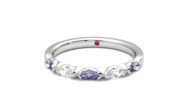 Taylor & Hart Laurel Wedding Ring 360 degree image 28