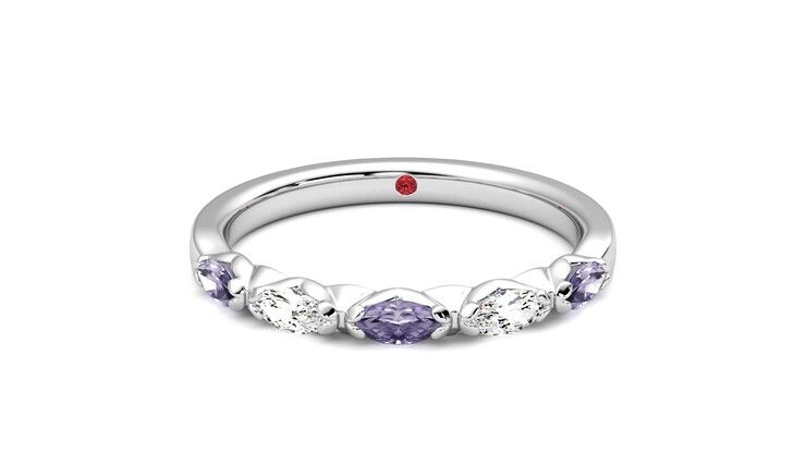 Taylor & Hart Laurel Wedding Ring 360 degree image 29