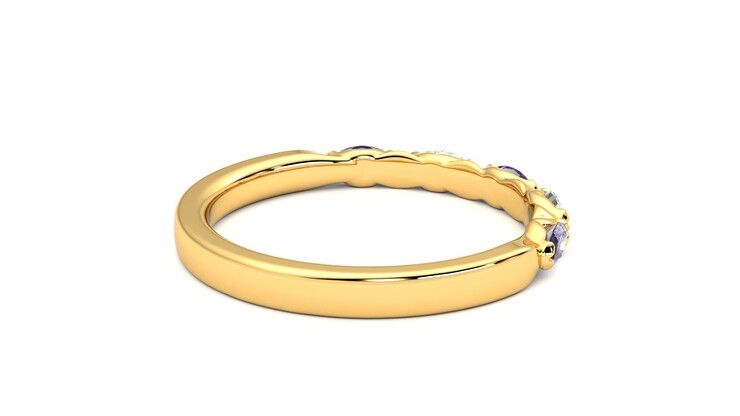 Taylor & Hart Laurel Wedding Ring 360 degree image 12