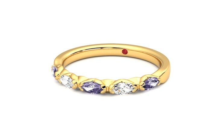 Taylor & Hart Laurel Wedding Ring 360 degree image 26