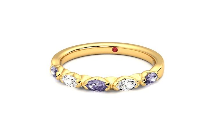Taylor & Hart Laurel Wedding Ring 360 degree image 27