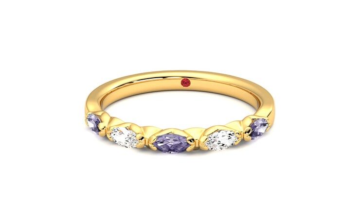 Taylor & Hart Laurel Wedding Ring 360 degree image 28