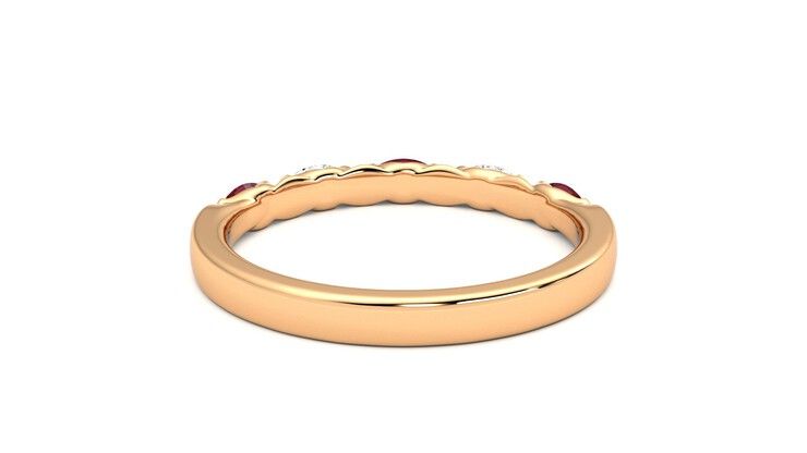 Taylor & Hart Laurel Wedding Ring 360 degree image 15
