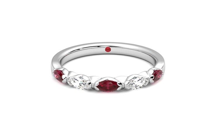 Taylor & Hart Laurel Wedding Ring 360 degree image 0