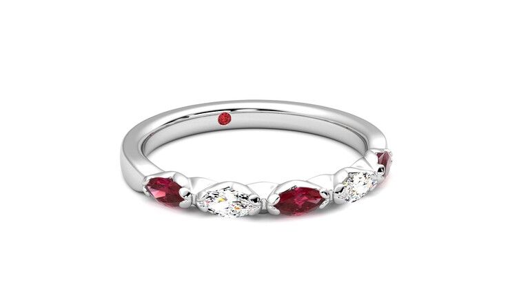 Taylor & Hart Laurel Wedding Ring 360 degree image 4