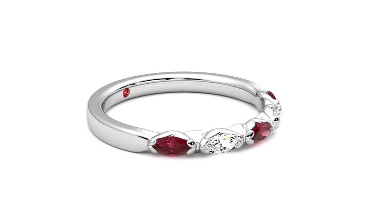 Taylor & Hart Laurel Wedding Ring 360 degree image 7