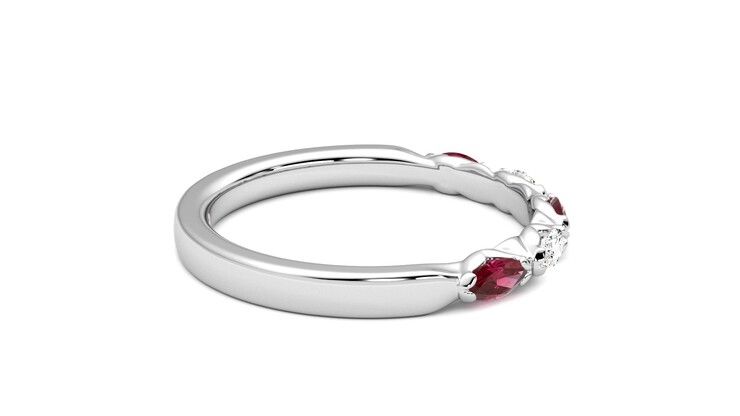 Taylor & Hart Laurel Wedding Ring 360 degree image 10