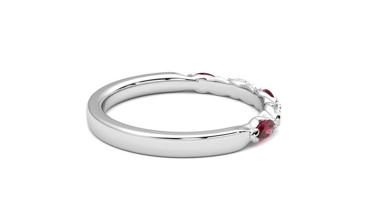Taylor & Hart Laurel Wedding Ring 360 degree image 11