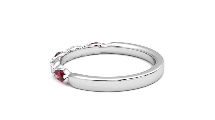 Taylor & Hart Laurel Wedding Ring 360 degree image 19