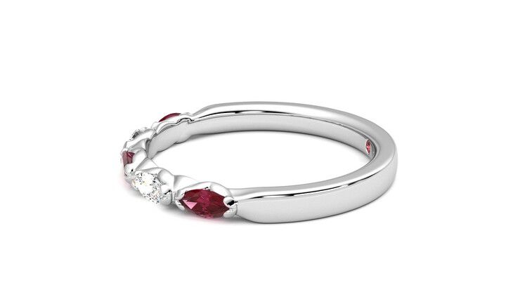 Taylor & Hart Laurel Wedding Ring 360 degree image 21