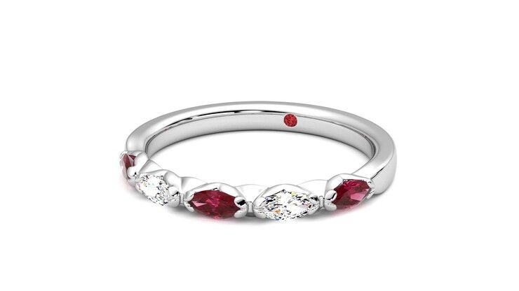 Taylor & Hart Laurel Wedding Ring 360 degree image 26
